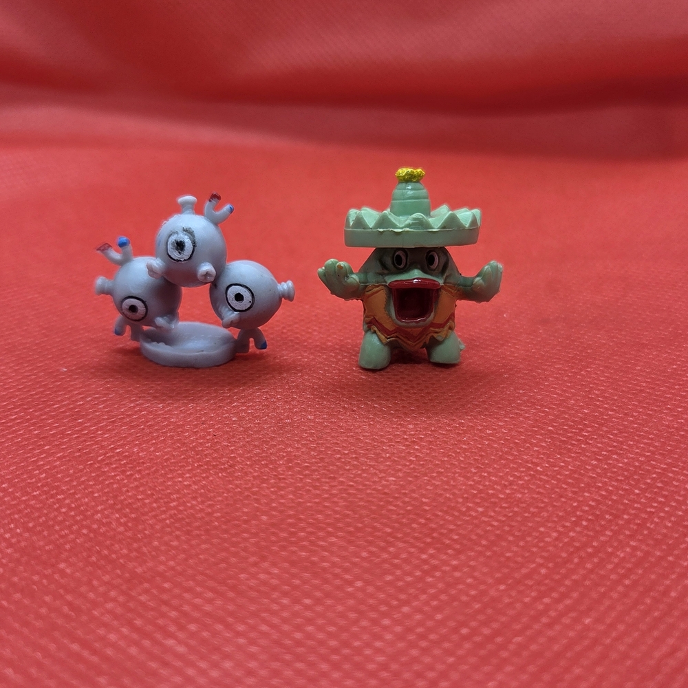 Pokemon, Magneton And Ludicolo Mini Figures.